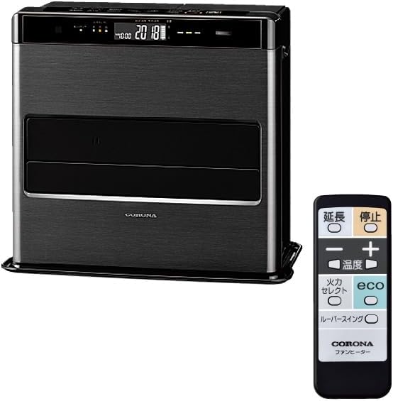 コロナ CORONA FH-CWZ46BYG(KG) 石油ファンヒーター 木造12畳・コンクリート17畳まで 4.62〜0.72kW グランブラック WZシリーズ 2025年モデル