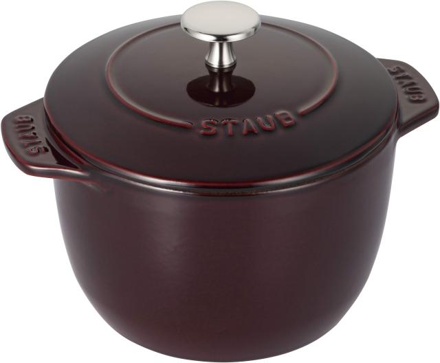 staub ストウブ 「 ラ ココット de GOHAN グレナディンレッド M 16cm 」 ご飯鍋 炊飯 2合 鋳物 ホーロー鍋 IH対応 炊飯器【日本正規販売品】 La Cocotte de GOHAN 40511-561
