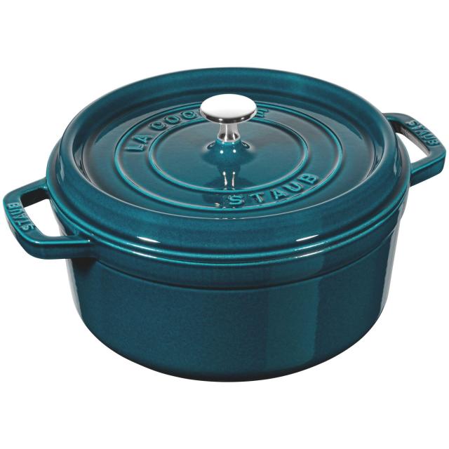 staub ストウブ 「 ピコ ココット ラウンド ラメール 16cm 」 両手 鋳物 ホーロー 鍋 IH対応 【シリアルナンバー付き日本正規販売品】 La Cocotte Round 40501-132