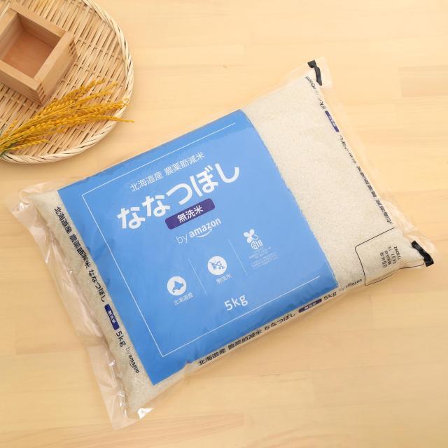 北海道産 ななつぼし 無洗米 5kg 農薬節減米 令和7年産