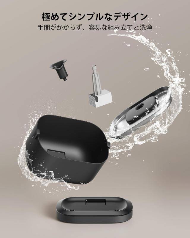 PETLIBRO 水飲み器 給水器 自動 コードレス ワイヤレスポンプ 2.5L大容量 2WAY給電 電池内蔵 無制限置き場所 表示ランプ付き 4重濾過 静音循環式 動作検知 ステンレス製トレイ 2種類給水モード お手入れ簡単 中小犬 猫用_6