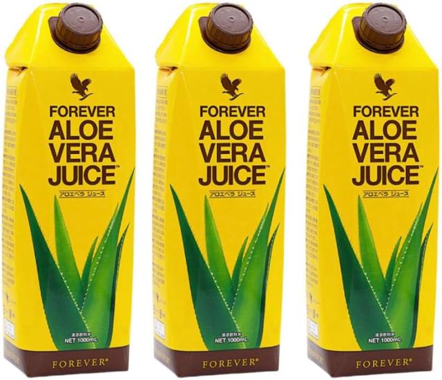 3本セット　アロエベラジュース(フォーエバーリビングプロダクツ）FLP　1000ｍｌ