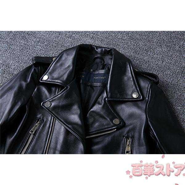 ライダースジャケット レディース 本革 ラム革 羊革 レザージャケット 