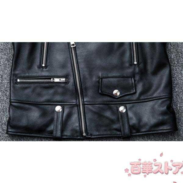 ライダースジャケット メンズ シングル 牛革ジャン バイクジャケット 本革 レザージャケット 高品質 B系 バイク 防風 ブルゾン ダブル バイカー