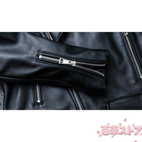 ライダースジャケット メンズ シングル 牛革ジャン バイクジャケット 本革 レザージャケット 高品質 B系 バイク 防風 ブルゾン ダブル バイカー