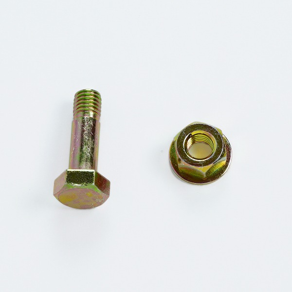 送料無料 普及品 ハンマーナイフモア 替刃 42枚 バロネス用 110mm×30mm ボルトナット21セット_3