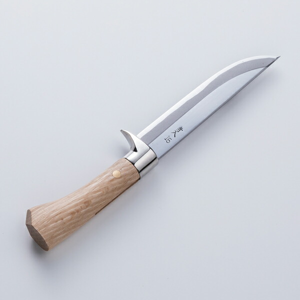 送料無料 東周作 狩猟用 剣鉈 5寸 150mm 青紙鋼 磨き仕上げ 鞘付き 本職向け 火造り鉈 狩猟ナイフ アウトドア 剣ナタ キャンプ ナイフ キャンプ キャンプギア ブッシュクラフト_12