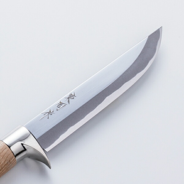 送料無料 東周作 狩猟用 剣鉈 5寸 150mm 青紙鋼 磨き仕上げ 鞘付き 本職向け 火造り鉈 狩猟ナイフ アウトドア 剣ナタ キャンプ ナイフ キャンプ キャンプギア ブッシュクラフト_14