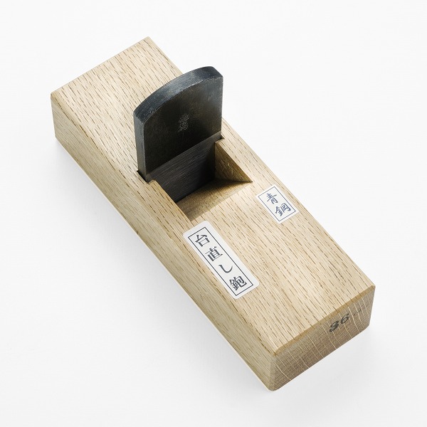 送料無料 飛鳥 台直し鉋 36mm 青紙2号 極軟鉄 白樫5寸台 一枚鉋