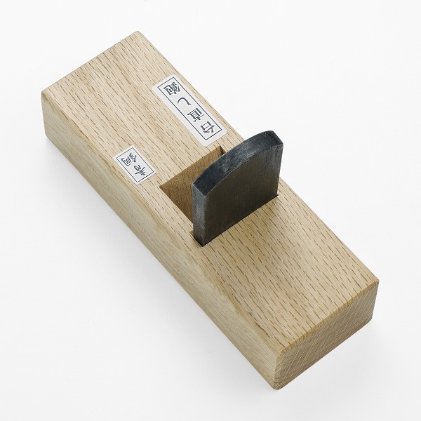 送料無料 飛鳥 台直し鉋 36mm 青紙2号 極軟鉄 白樫5寸台 一枚鉋_1