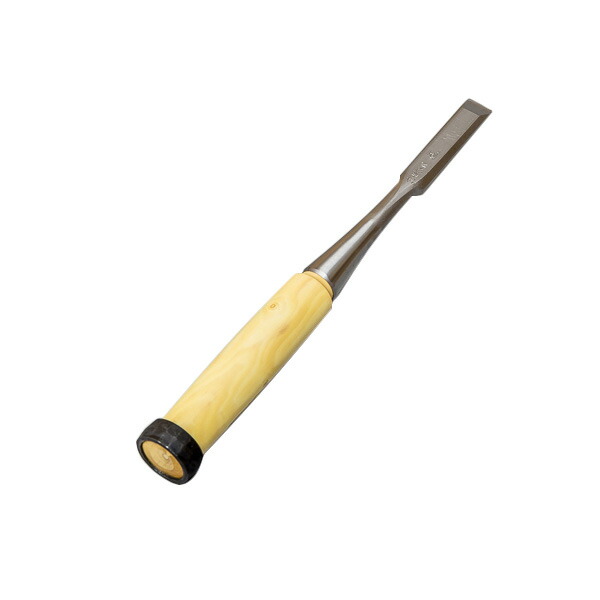 送料無料 ねずみ 粉末ハイス 追入鑿 12mm グミ柄 播州三木 職人手造り 大工道具 鑿 のみ ノミ 大入ノミ