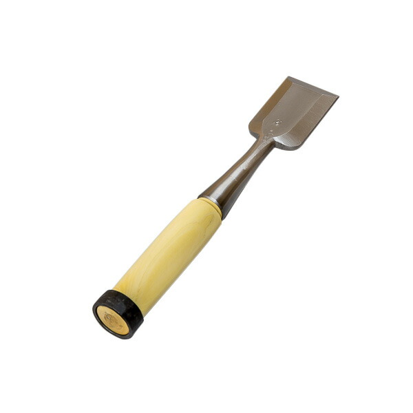 送料無料 ねずみ 粉末ハイス 追入鑿 42mm グミ柄 播州三木 職人手造り 大工道具 鑿 のみ ノミ 大入ノミ