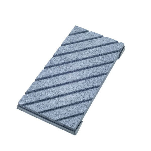 ナニワ エビ印 面直し砥石 溝入り #24 荒目 簡易ゴム台付き 面取り 大工道具 キッチン用品 包丁研ぎ