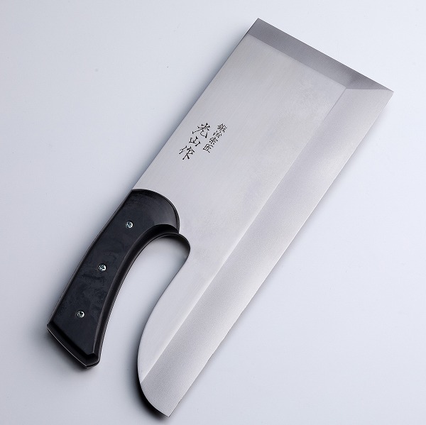 送料無料 光山作 そば切り包丁 片刃 330mm 高級ステンレス鋼 軽量タイプ  麺切り 包丁 蕎麦切り包丁 蕎麦包丁 年越しそば うどん 33cm  日本製