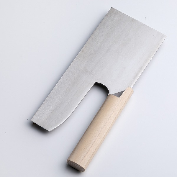 送料無料 そば切り包丁 片刃 270mm 高級ステンレス 手造り 麺切り 包丁 初心者から中級者向け 蕎麦切り包丁 蕎麦包丁 年越しそば うどん 日本製_1