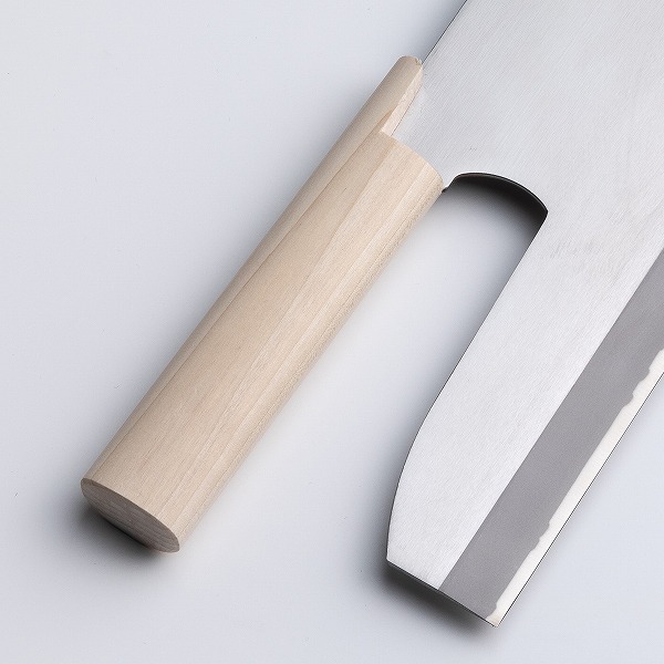 送料無料 そば切り包丁 片刃 270mm 高級ステンレス 手造り 麺切り 包丁 初心者から中級者向け 蕎麦切り包丁 蕎麦包丁 年越しそば うどん 日本製_5