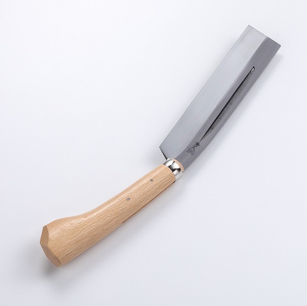 送料無料 東周作 極上 腰鉈 片刃195mm 細身 ＆ 鋸240mm 青紙鋼 二丁差し 鞘付き 鉈 ナタ アウトドア キャンプ 薪割り 枝払い 剪定_2
