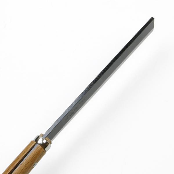 送料無料 東周作 竹割鉈 両刃210mm 青紙鋼 鞘付き 鉈 敬老の日 ナタ アウトドア キャンプ 林業 薪割り 竹細工_3