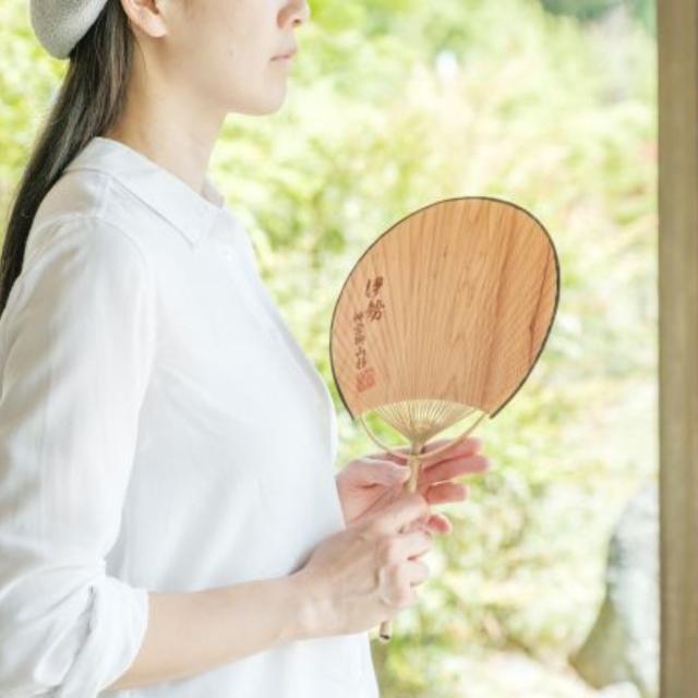 御山杉常若うちわ+御山杉アロマワックスセット | うちわ アロマ