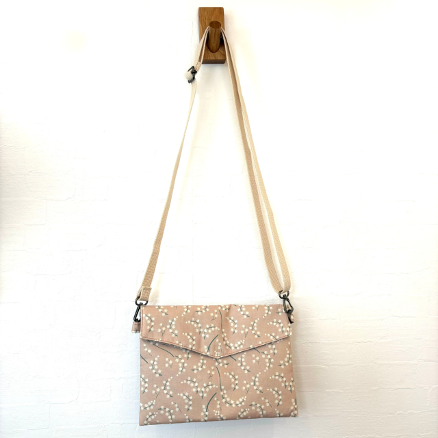 選べる4色／神社仏閣参拝セット すずらん柄【日本製・御朱印帳袋＋