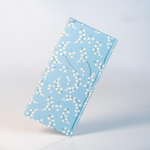 選べる4色／神社仏閣参拝セット すずらん柄【日本製・御朱印帳袋＋