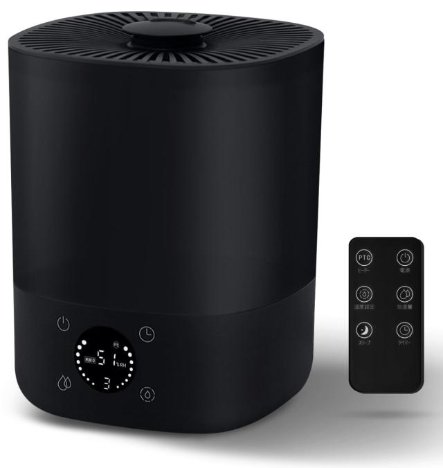 【 2025新登場 AI恒湿 UV除菌 】 加湿器 ハイブリッド式 (スチーム式 + 超音波式 1台2役) 蓋から給水 漏れない設計 マイナスイオン清浄 マイクロミスト加湿 タッチパネル 温度/湿度表示 切タイマー おやすみモード 静音 ~20畳 ~40時間 ５L 大容量 空焼き防止 お手入れ簡単 ア