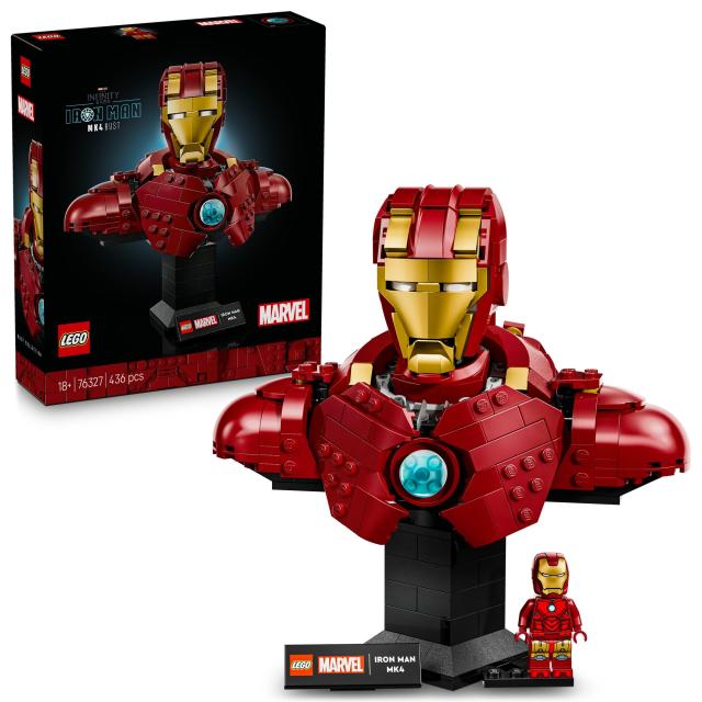 レゴ(LEGO) マーベル アイアンマン MK4 バスト おもちゃ 玩具 誕生日 プレゼント ブロック 男性 女性 マーベル グッズ フィギュア 対戦 ロボット フィギュア グッズ 76327
