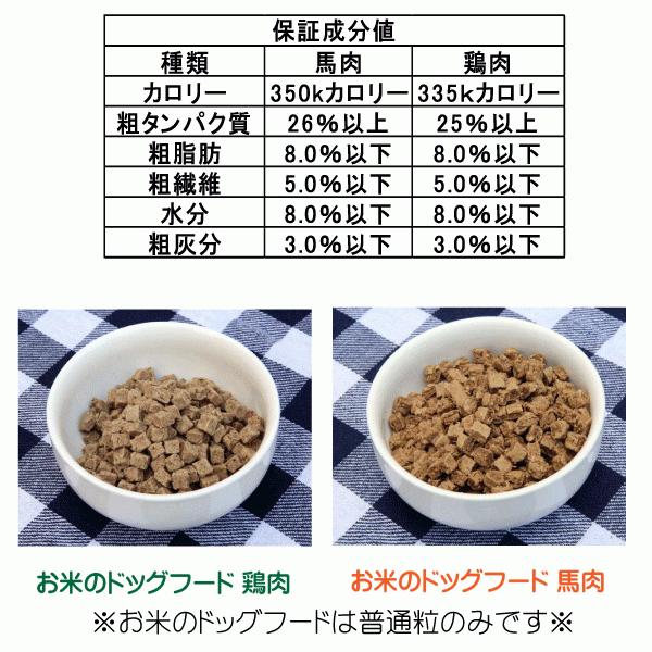 送料無料 国産 無添加 ドッグフード グルテンフリー 馬肉 お米のドッグフード 800g 6個 全犬種対応 アレルギー ドライフード 高たんぱく 低脂肪 食いつき ダイエット シニア犬 避妊・去勢 涙やけ 目やに 体臭_15