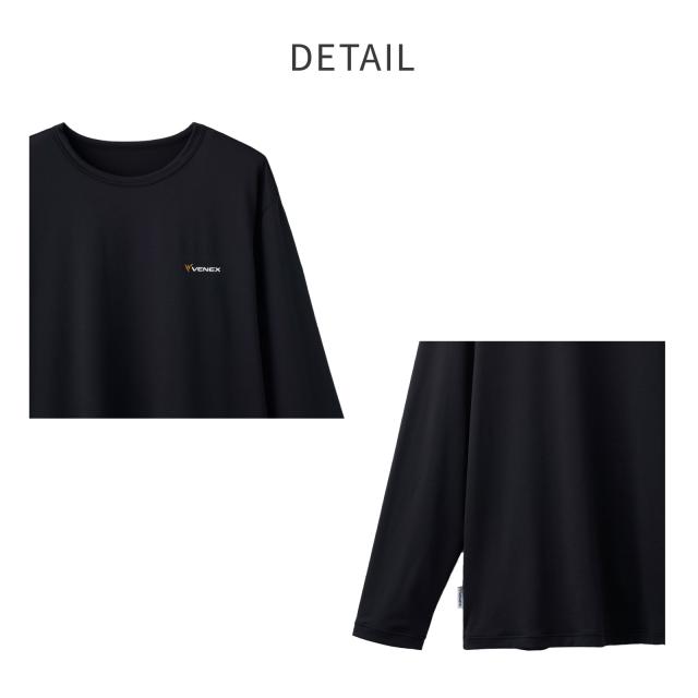 【期間限定 ポイント10倍】VENEXリフレッシュ レディース 【上下セット】 長袖 Tシャツ 8分丈テーパードパンツ │ ベネクス ルームウエア 部屋着 パジャマ 休養 快眠_3