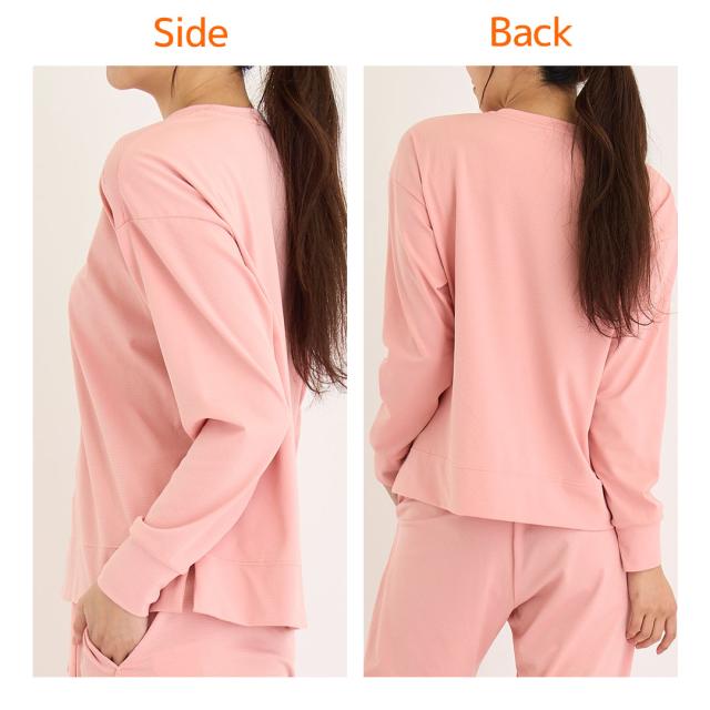【期間限定 ポイント10倍】VENEXスタンダードドライ+【一般医療機器】 レディース【単品】 長袖 クルーネック │ ベネクス 疲労回復 吸水速乾性 ハニカムメッシュ オールシーズン 一年中快適 休養 快眠 機能性ルームウェア 日本製 ギフト_3