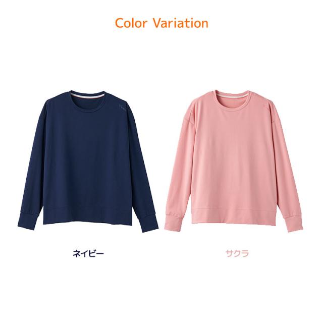 【期間限定 ポイント10倍】VENEXスタンダードドライ+【一般医療機器】 レディース【単品】 長袖 クルーネック │ ベネクス 疲労回復 吸水速乾性 ハニカムメッシュ オールシーズン 一年中快適 休養 快眠 機能性ルームウェア 日本製 ギフト_5
