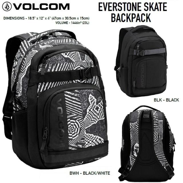 VOLCOM ボルコム 【  EVERSTONE SKATE BACKPACK 】 VMXX00DMEA BACKPACK バックパック かばん  バッグ  BAG 日本正規品 ★ボルコム　2024