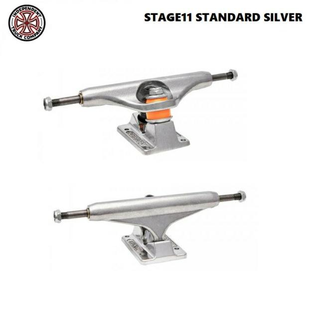 INDEPENDENT　TRUCKS インディペンデント　トラック 【 STANDARD SILVER STG11 】【 サイズ： 129 139 144 149 159 169 】【2点セット】 　スケートボード トラック 日本正規品 indy truck