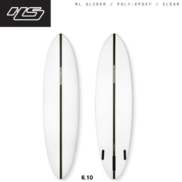 HaydenShapes ヘイデンシェイプス 　Midlength Glider / Original Pu 　6.10　カラー:Opaque White   FUTURE FIN BOX   日本正規品 送料無料！！ ※沖縄、離島への発送不可