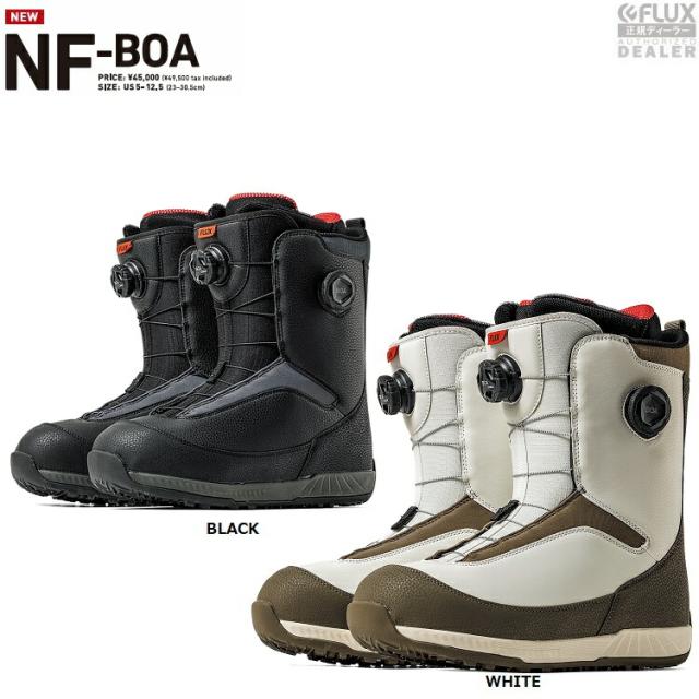 FLUX BOOTS　NF-BOA BOOTS　2026   フラックス　スノーボード　ブーツ W-BOA　日本正規品　保証書付　送料無料！