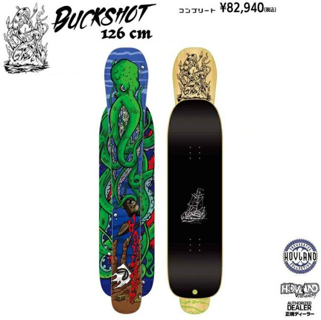HOVLAND SKATE BUCKSHOT COMPLETE/　ホブランド スノースケート コンプリート　バックショット　126CM　/ 送料無料ｘ代引き手数料無料!☆ スノスケ　プレゼント付き！2026