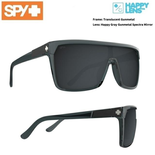 ■SPY OPTIC スパイ 【 FLYNN 】HAPPY LENS【  Translucent Gunl - Happy Gray Gunl Spectra Mirror 】ハッピーレンズ　送料無料！！スパイサングラス正規品 happylens
