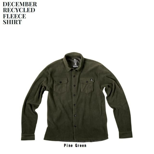 JONES BOARD DECEMBER RECYCLED FLEECE SHIRT　ジョーンズ　ディセンバー・リサイクルド・フリースシャツ　〈COLOR:Pine Green )　フリースジャケット