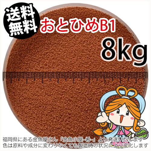 沈降性(沈下性)日清丸紅飼料おとひめB1(0.2~0.36mm)8kg小分け品(★宅配便★※東北・北海道・沖縄は別途送料800円／金魚小屋-希-福岡／3日)