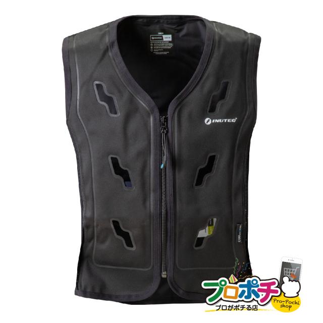 即配 INUTEQ Bodycool 注水式冷却ベスト Smart-X ブラック M L 水を入れるだけでひんやり 水冷ベスト 冷却ベスト スリーライク