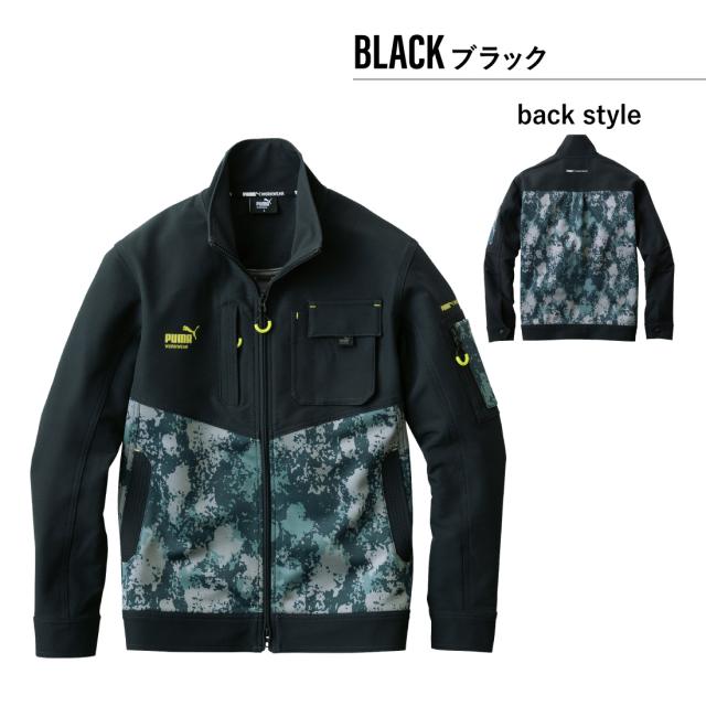 三太郎の日 作業ウェア PUMA PW-3011A ワークジャケット プーマワークウェア ジャージ メンズ 作業着 作業服 長袖 通年収納_8