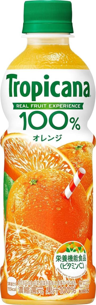 100% オレンジ PET 330ml×24本入