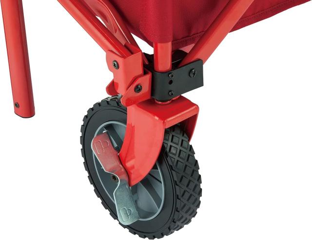 Coleman(コールマン) アウトドアワゴン/NX 耐荷重約100kg ストッパー付 コンパクト収納 キャリー 折りたたみ式 自立式収納 キャンプ 部活 合宿 運動会 BBQ フェス ワンタッチ収束 レッド_4