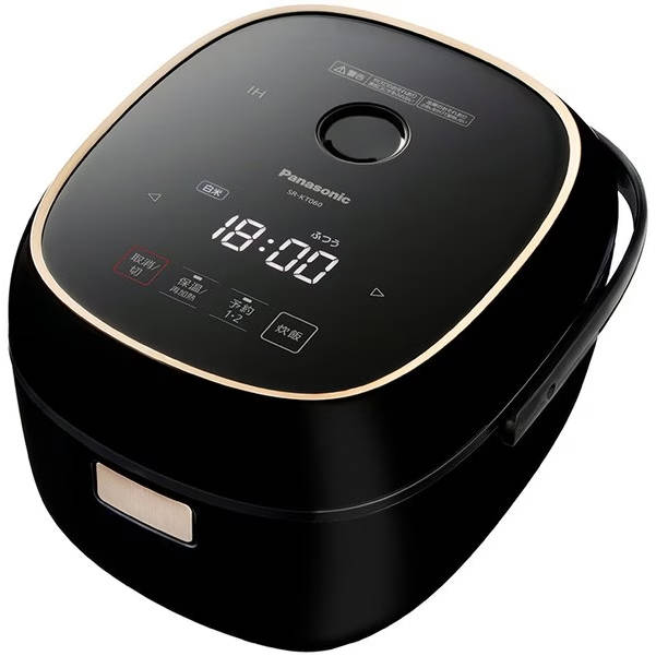 パナソニック Panasonic IHジャー炊飯器 2段IH 備長炭釜 3.5合炊き ブラック SR-KT060-K