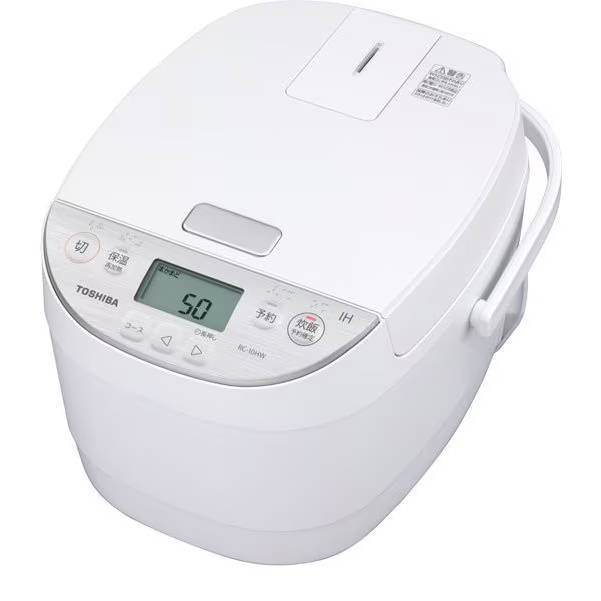 東芝 TOSHIBA IH炊飯器 5.5合炊き 備長炭ダイヤモンド釜 ホワイト RC-10HW（W）