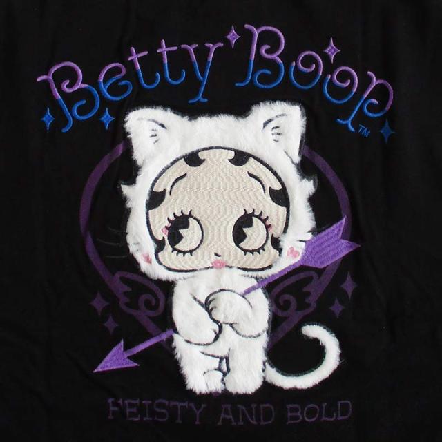 ベティーブープ Betty Boop オーバーサイズ 半袖Tシャツ 刺繍 メンズ レディース ユニセックス BIGシルエット 大きいサイズ 送料無料_4