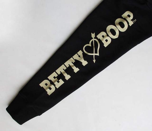 ベティーブープ Betty Boop コラボ The BRAVE-MAN ザ・ブレイブマン 裏毛 ハーフZIPプルオーバー スウェット メンズ レディース トレーナー アウター キャラクター アメカジ 刺繍 送料無料_7
