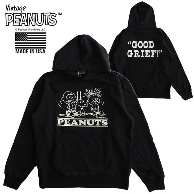 ヴィンテージピーナッツ スヌーピー VINTAGE SNOOPY 裏毛プルオーバーパーカー/スウェット レディース メンズ ユニセックス 米国製 送料無料