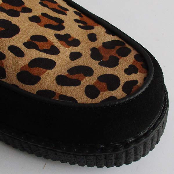 TUK/ティーユーケー ラバーソール メンズ 「Black & Leopard Viva II Low Creeper」 F8142 靴 スニーカー 厚底 パンク 豹柄 ロカビリー レディース ファッション モッズ 送料無料_2