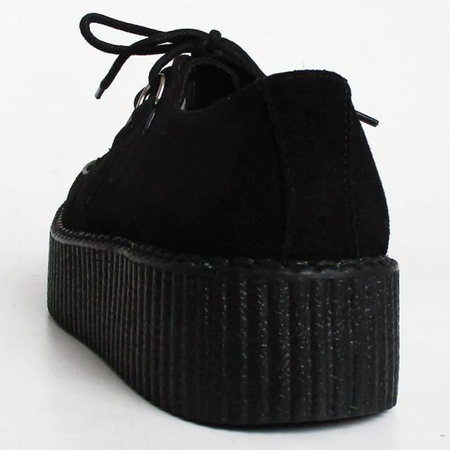 TUK/ティーユーケー ラバーソール 「Black Suede Viva Mondo Creepers」V7757 メンズ レディース スウェード 靴 スニーカー 厚底 パンク ロカビリー ファッション モッズ 送料無料_4